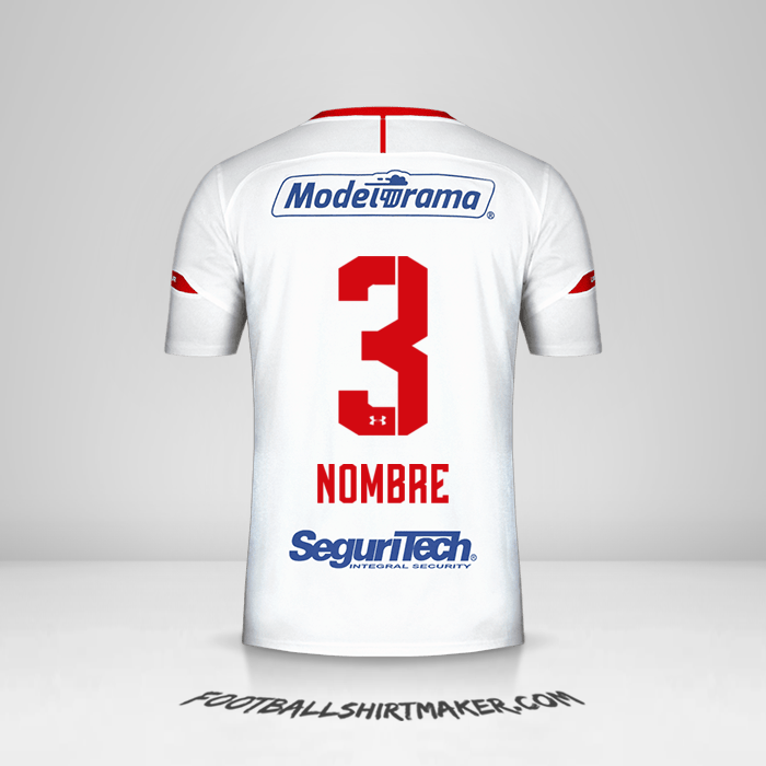 Jersey Toluca FC 2019/20 Visita -  nombre - 3