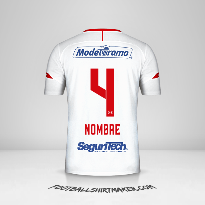 Jersey Toluca FC 2019/20 Visita -  nombre - 4