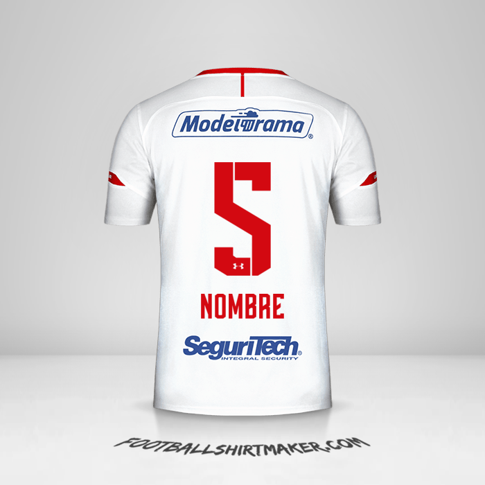 Camiseta Toluca FC 2019/20 Visita -  nombre - 5