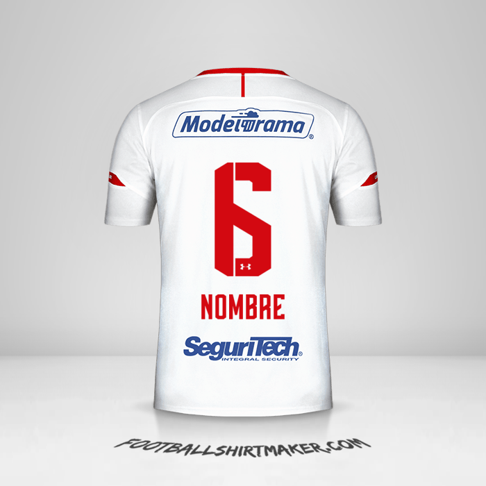 Jersey Toluca FC 2019/20 Visita -  nombre - 6