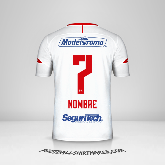 Jersey Toluca FC 2019/20 Visita -  nombre - 7