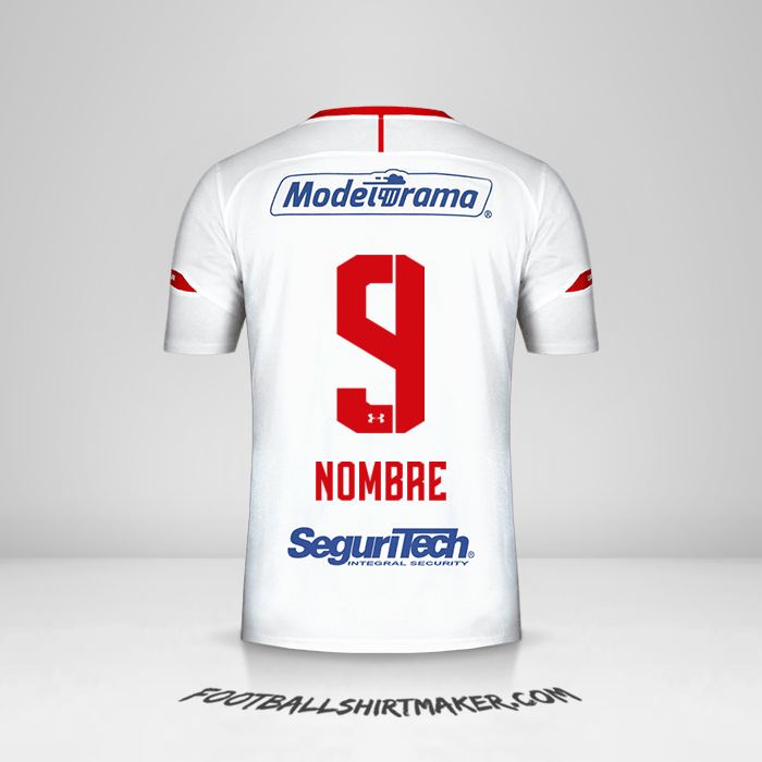 Jersey Toluca FC 2019/20 Visita -  nombre - 9