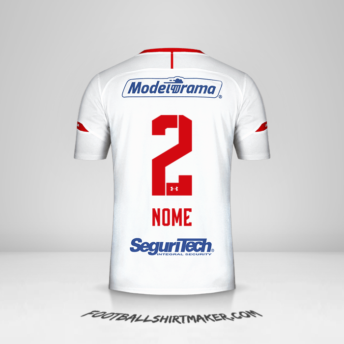 Camisola Toluca FC 2019/20 Alternativa -  nome - 2