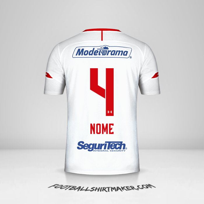 Camisa Toluca FC 2019/20 Alternativa -  nome - 4