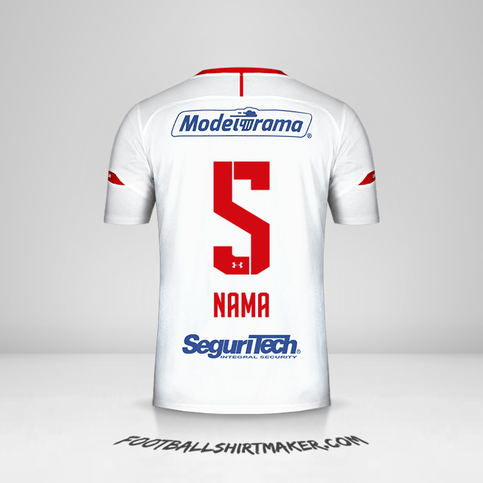 Jersey Toluca FC 2019/20 Alternatif -  nama - 5
