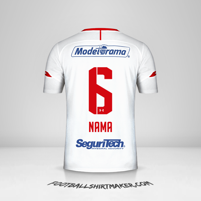 Jersey Toluca FC 2019/20 Alternatif -  nama - 6