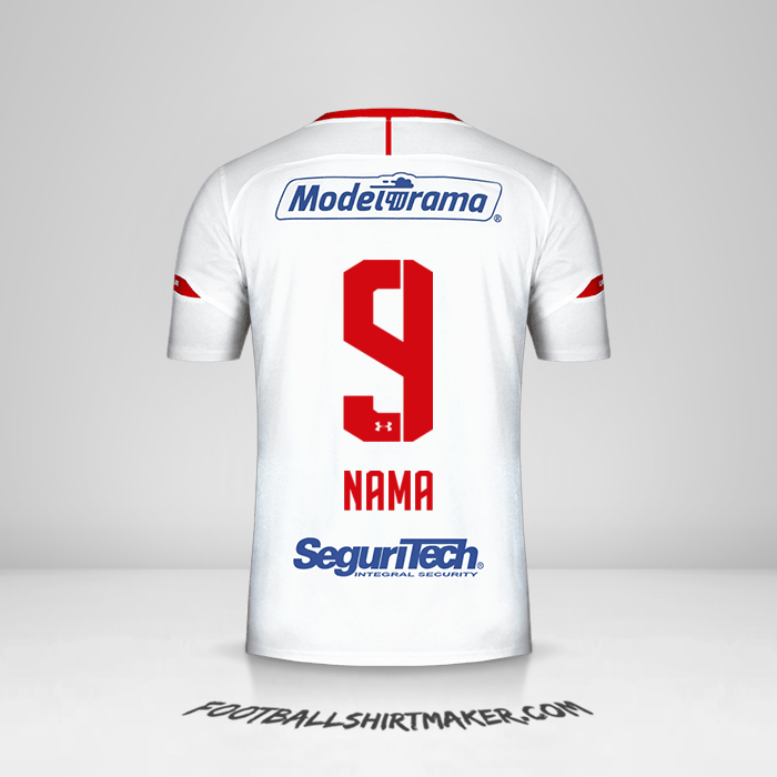 Jersey Toluca FC 2019/20 Alternatif -  nama - 9