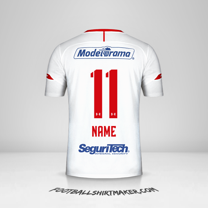 Trikot Toluca FC 2019/20 Auswärts -  name - 11