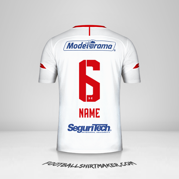Trikot Toluca FC 2019/20 Auswärts -  name - 6