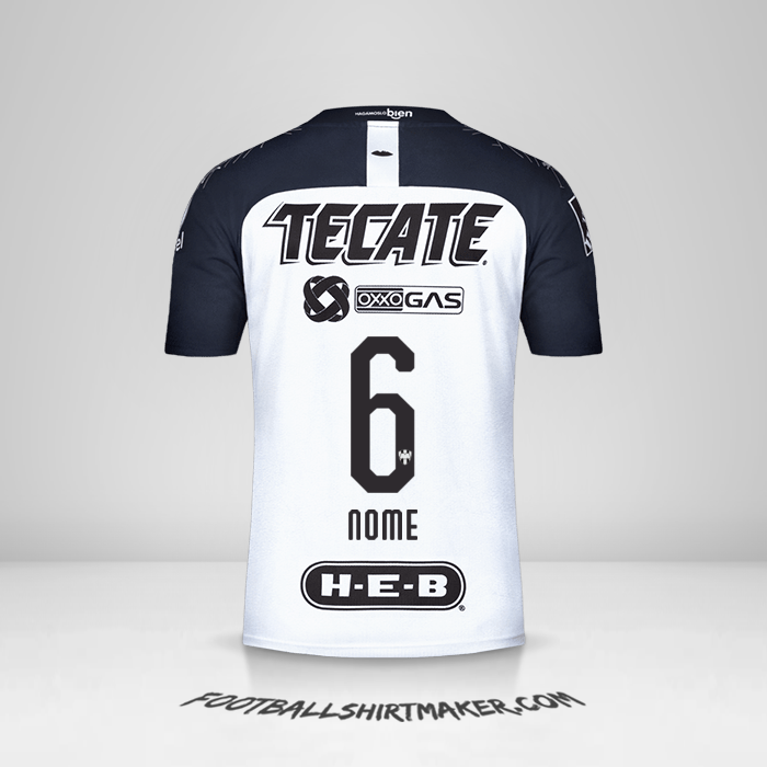 Camisola Monterrey 2019/20 Alternativa -  nome - 6