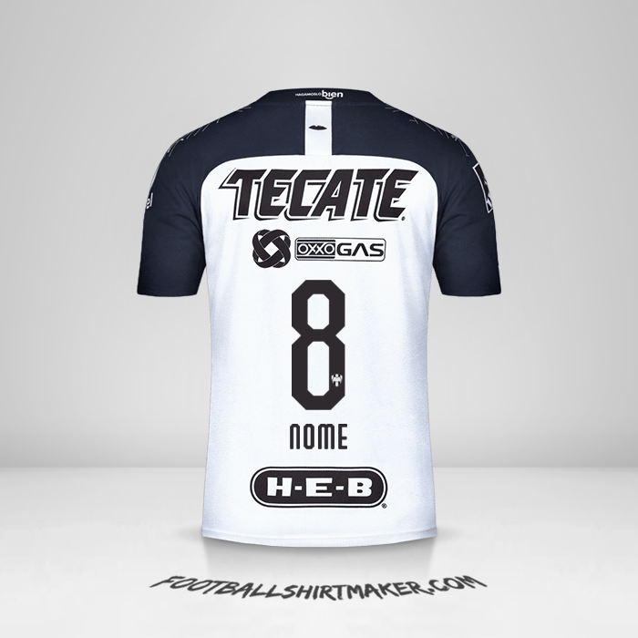 Maglia Monterrey 2019/20 Seconda -  nome - 8
