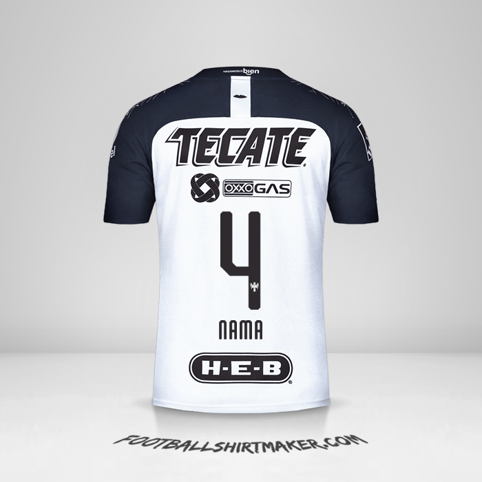 Jersey Monterrey 2019/20 Alternatif -  nama - 4
