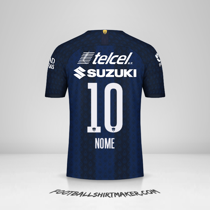 Maglia Pumas UNAM 2019/20 Seconda -  nome - 10