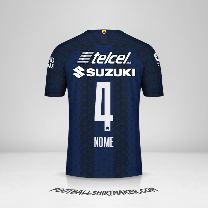 Camisa Pumas UNAM 2019/20 Alternativa -  nome - 4