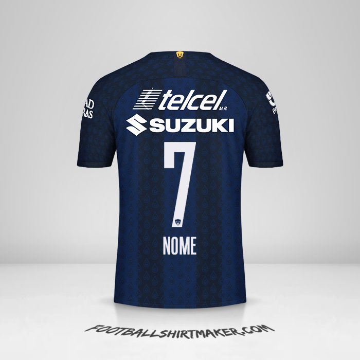 Maglia Pumas UNAM 2019/20 Seconda -  nome - 7