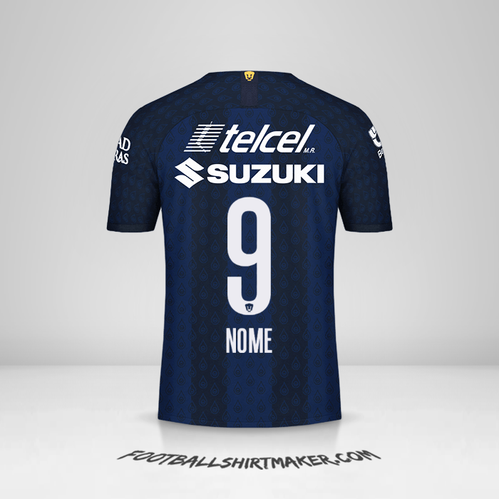 Camisa Pumas UNAM 2019/20 Alternativa -  nome - 9