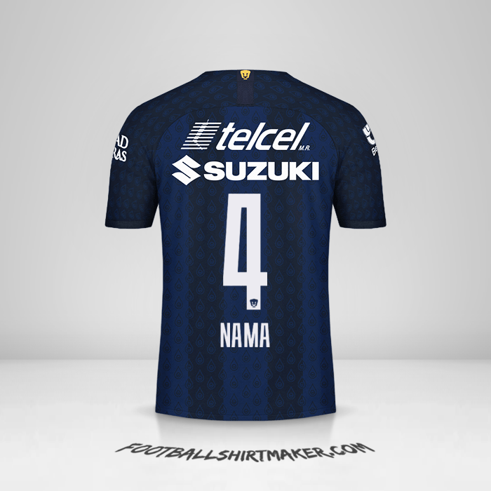 Jersey Pumas UNAM 2019/20 Alternatif -  nama - 4