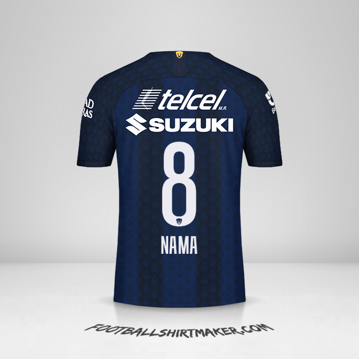 Jersey Pumas UNAM 2019/20 Alternatif -  nama - 8