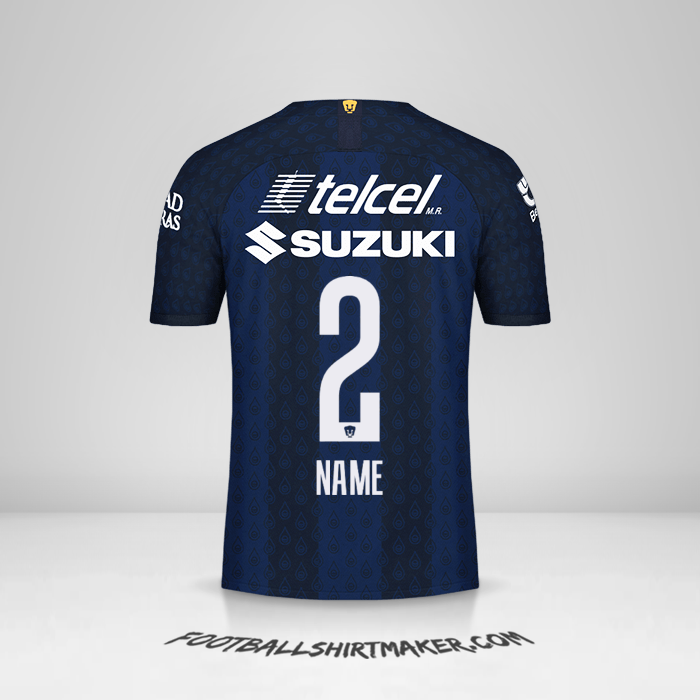 Trikot Pumas UNAM 2019/20 Auswärts -  name - 2