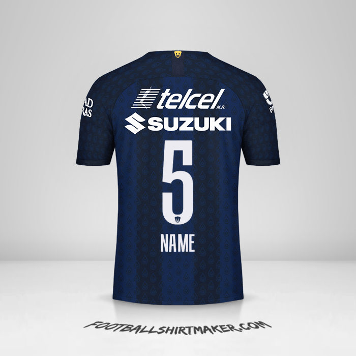 Trikot Pumas UNAM 2019/20 Auswärts -  name - 5