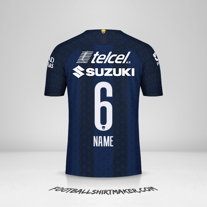 Trikot Pumas UNAM 2019/20 Auswärts -  name - 6