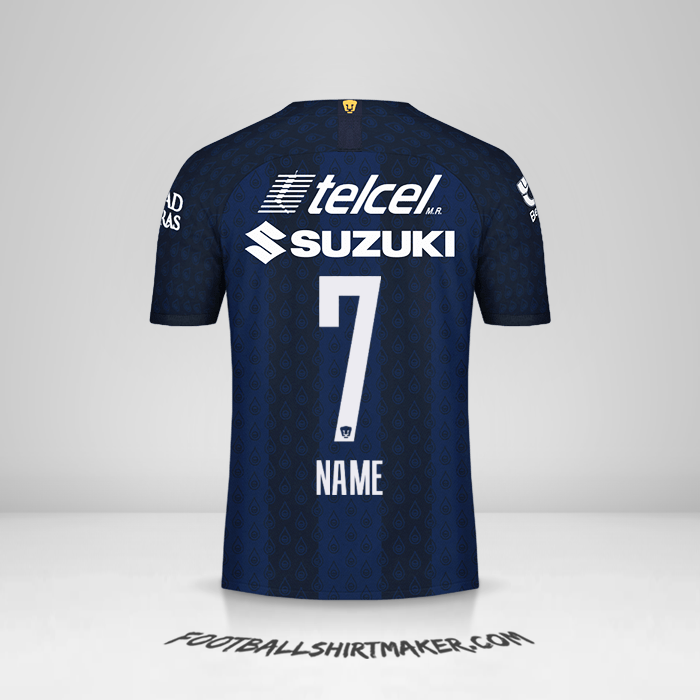 Trikot Pumas UNAM 2019/20 Auswärts -  name - 7
