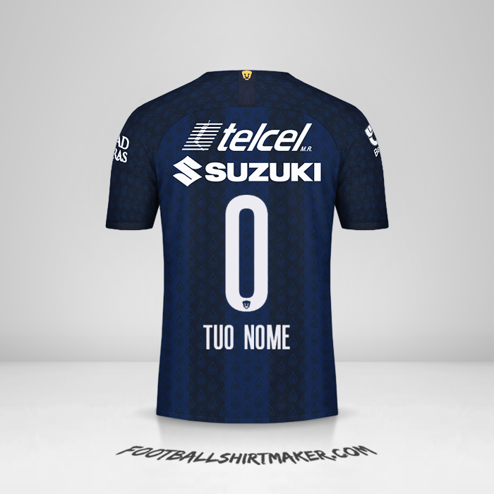 Maglia Pumas UNAM 2019/20 II -  tuo nome - 0