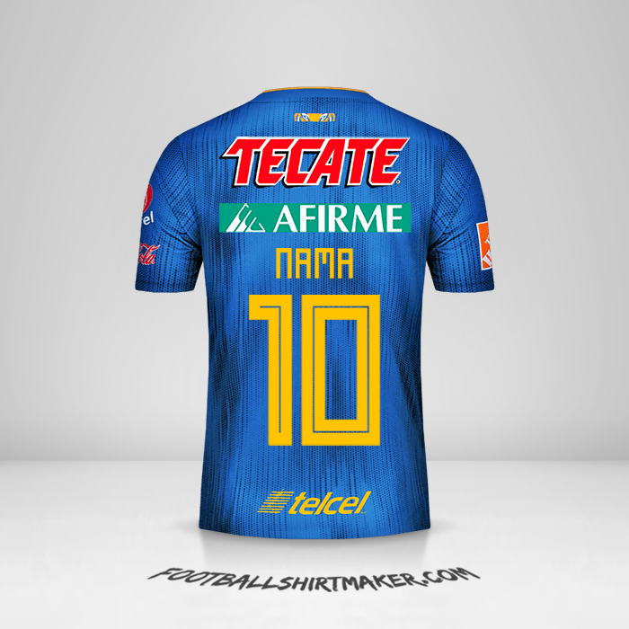 Jersey Tigres UANL 2019/20 Alternatif -  nama - 10