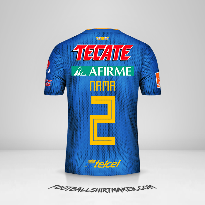 Jersey Tigres UANL 2019/20 Alternatif -  nama - 2