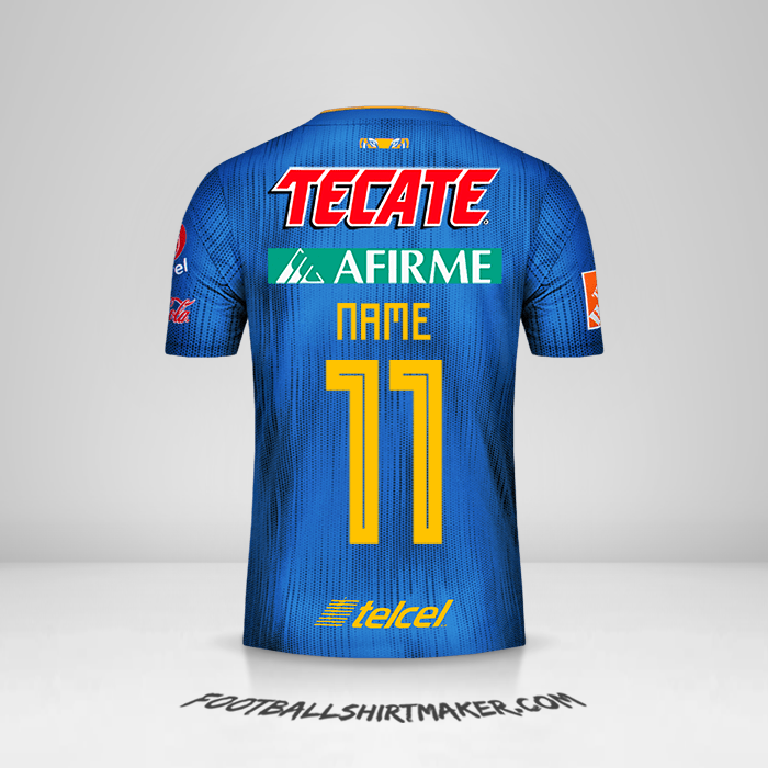 Jersey Tigres UANL 2019/20 Away -  name - 11