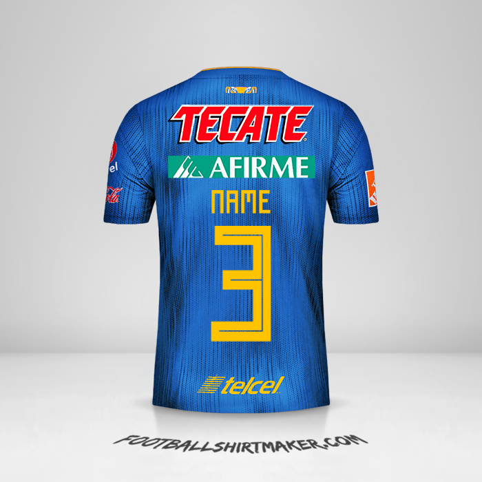 Trikot Tigres UANL 2019/20 Auswärts -  name - 3