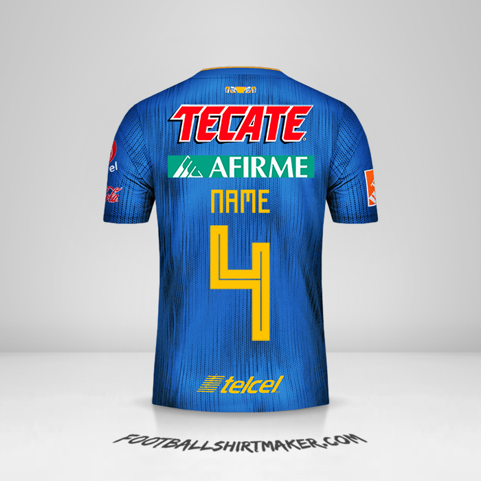 Trikot Tigres UANL 2019/20 Auswärts -  name - 4