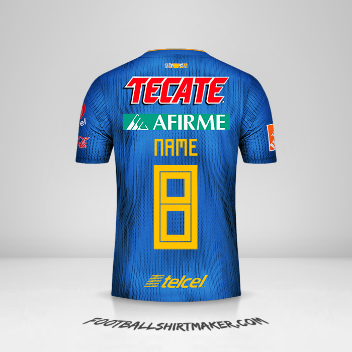 Jersey Tigres UANL 2019/20 Away -  name - 8