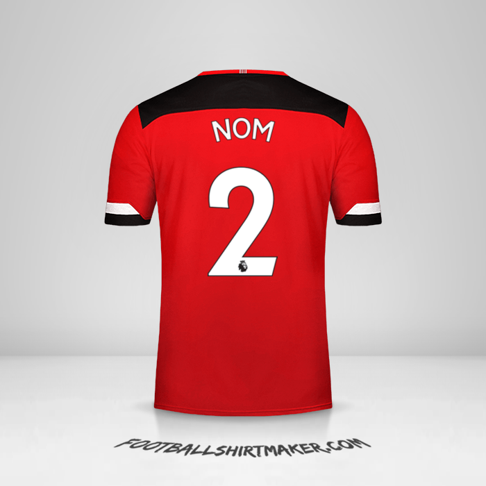 Maillot Southampton FC 2019/20 -  nom - 2