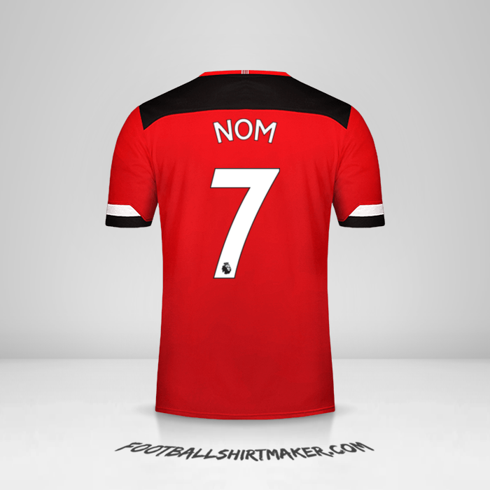 Maillot Southampton FC 2019/20 -  nom - 7