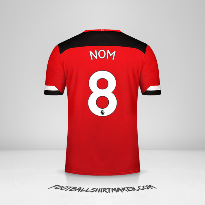 Maillot Southampton FC 2019/20 -  nom - 8