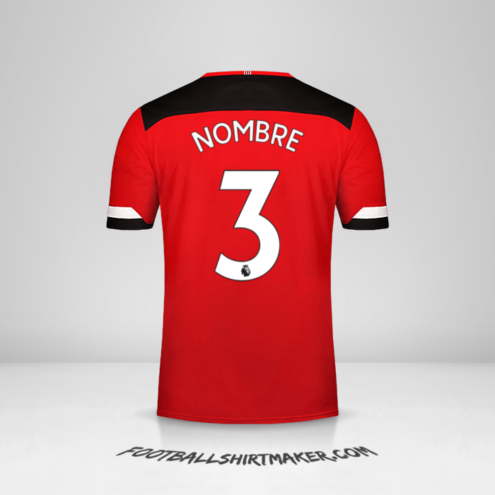 Jersey Southampton FC 2019/20 -  nombre - 3