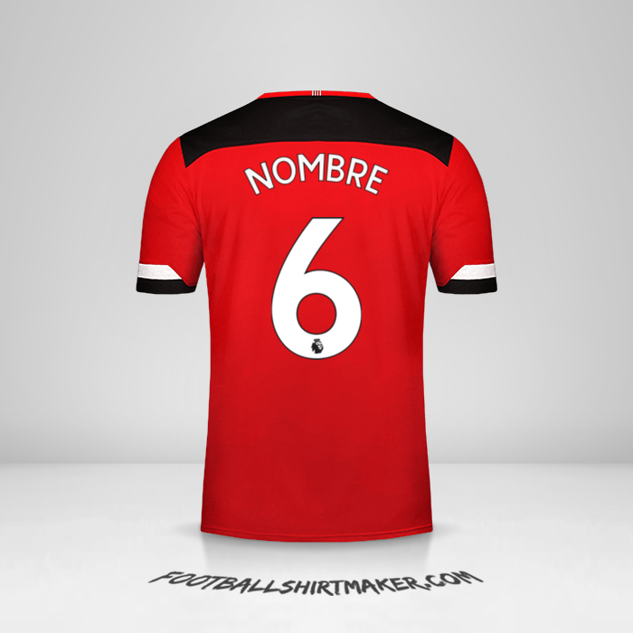 Camiseta Southampton FC 2019/20 -  nombre - 6