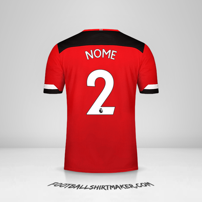 Camisola Southampton FC 2019/20 -  nome - 2