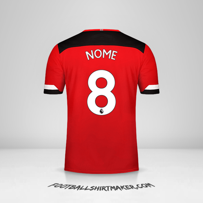 Camisola Southampton FC 2019/20 -  nome - 8