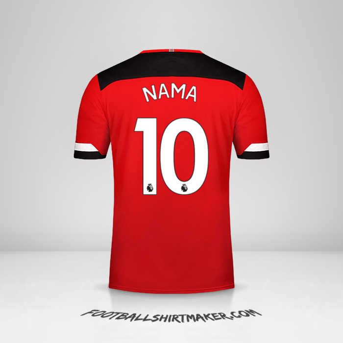 Jersey Southampton FC 2019/20 -  nama - 10
