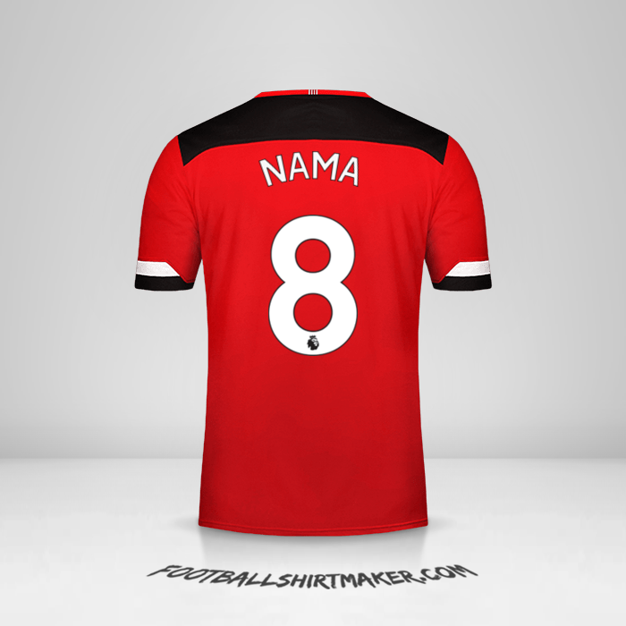 Jersey Southampton FC 2019/20 -  nama - 8