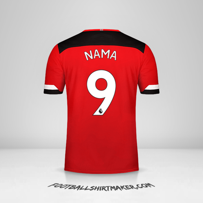 Jersey Southampton FC 2019/20 -  nama - 9