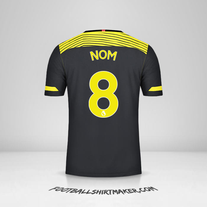 Maillot Southampton FC 2019/20 Extérieur -  nom - 8