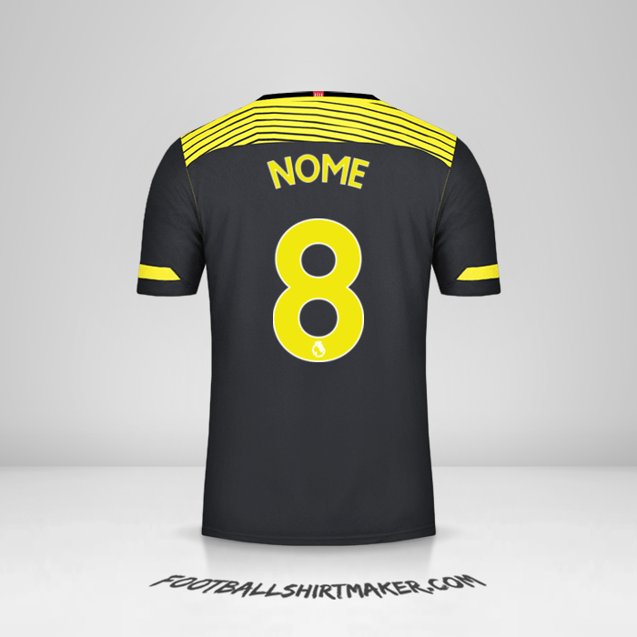 Maglia Southampton FC 2019/20 Seconda -  nome - 8