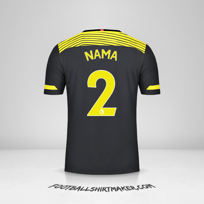 Jersey Southampton FC 2019/20 Alternatif -  nama - 2