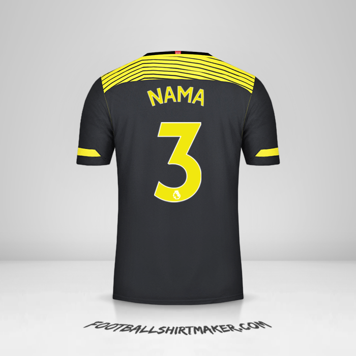 Jersey Southampton FC 2019/20 Alternatif -  nama - 3