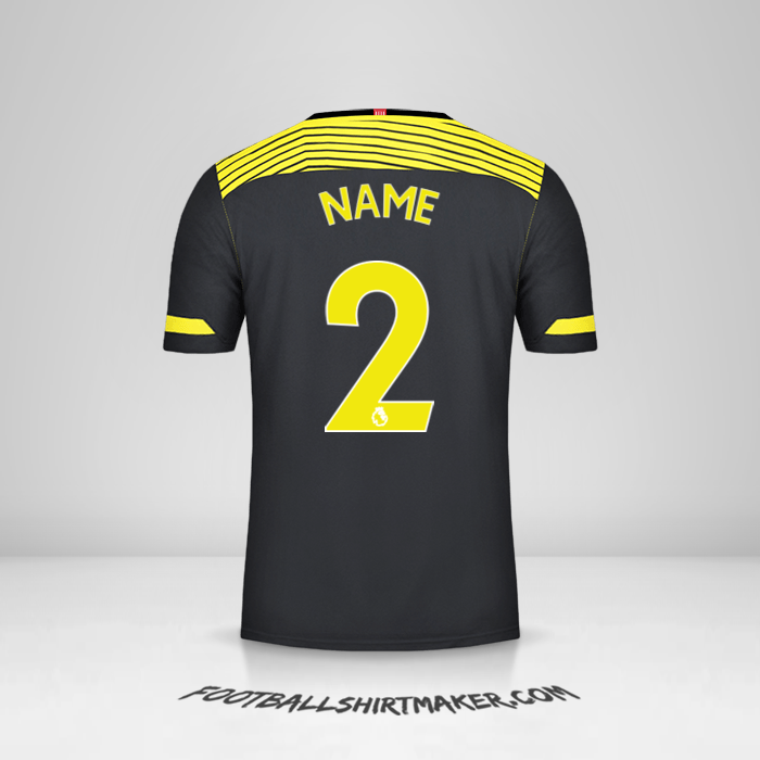 Trikot Southampton FC 2019/20 Auswärts -  name - 2