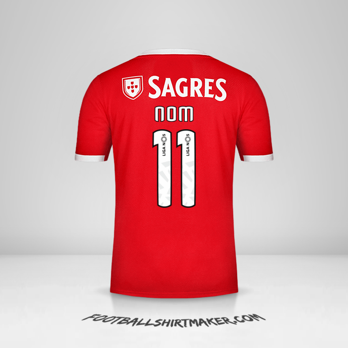 Maillot SL Benfica 2019/20 -  nom - 11