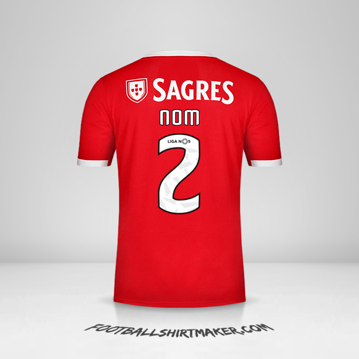 Maillot SL Benfica 2019/20 -  nom - 2